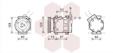 Van Wezel 4300K468 - Compresseur, climatisation cwaw.fr