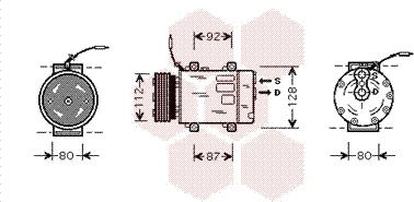 Van Wezel 4300K286 - Compresseur, climatisation cwaw.fr