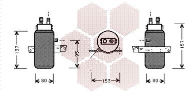 Van Wezel 4700D043 - Filtre déshydratant, climatisation cwaw.fr