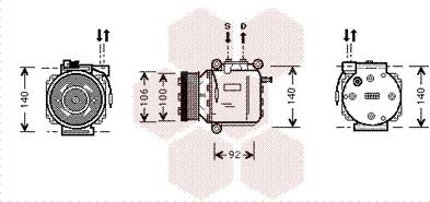 Van Wezel 4700K053 - Compresseur, climatisation cwaw.fr