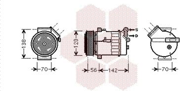 Van Wezel 4700K067 - Compresseur, climatisation cwaw.fr