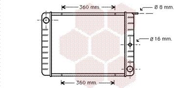 Van Wezel 59002002 - Radiateur, refroidissement du moteur cwaw.fr