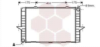 Van Wezel 59002148 - Radiateur, refroidissement du moteur cwaw.fr