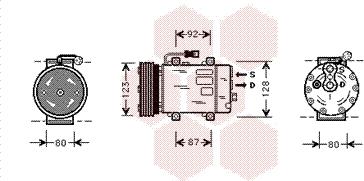 Van Wezel 5900K029 - Compresseur, climatisation cwaw.fr