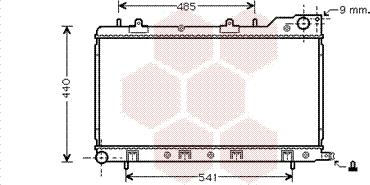 Van Wezel 51002071 - Radiateur, refroidissement du moteur cwaw.fr