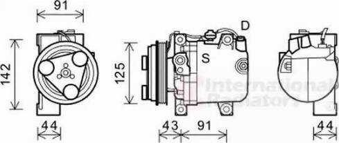 Van Wezel 5100K088 - Compresseur, climatisation cwaw.fr