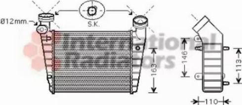 Van Wezel 58004216 - Intercooler, échangeur cwaw.fr