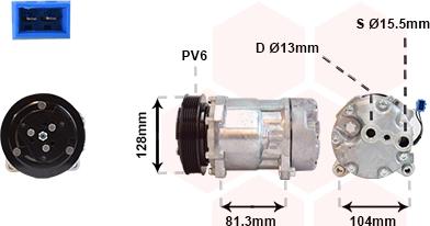 Van Wezel 5800K164 - Compresseur, climatisation cwaw.fr