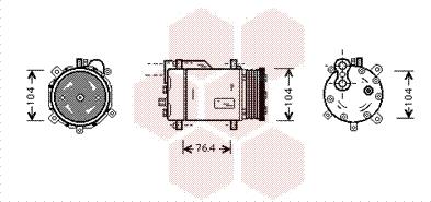 Van Wezel 5800K170 - Compresseur, climatisation cwaw.fr