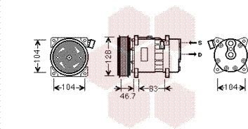 Van Wezel 5800K309 - Compresseur, climatisation cwaw.fr