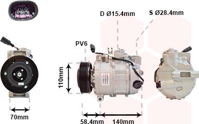 Van Wezel 5800K265 - Compresseur, climatisation cwaw.fr