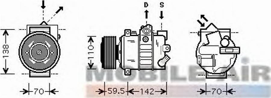 Van Wezel 58 00 K220 - Embrayage magnétique, pour compresseurs de climatisation cwaw.fr