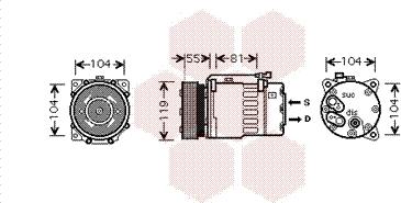 Van Wezel 5800K270 - Compresseur, climatisation cwaw.fr