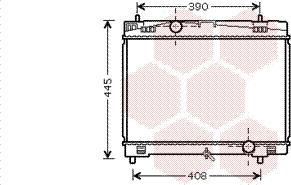 Van Wezel 53002482 - Radiateur, refroidissement du moteur cwaw.fr