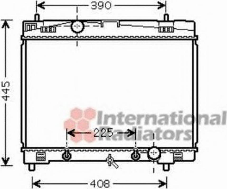 Van Wezel 53002577 - Radiateur, refroidissement du moteur cwaw.fr