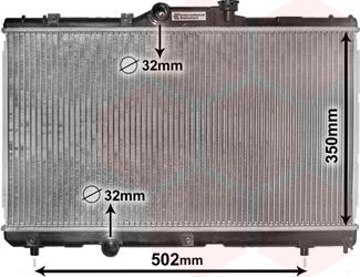 Van Wezel 53002147 - Radiateur, refroidissement du moteur cwaw.fr