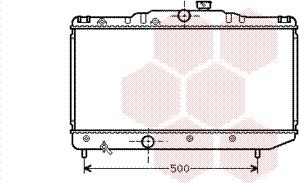 Van Wezel 53002155 - Radiateur, refroidissement du moteur cwaw.fr