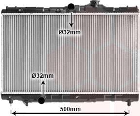 Van Wezel 53002115 - Radiateur, refroidissement du moteur cwaw.fr