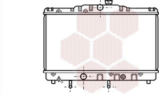 Van Wezel 53002116 - Radiateur, refroidissement du moteur cwaw.fr