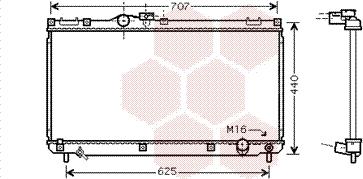 Van Wezel 53002321 - Radiateur, refroidissement du moteur cwaw.fr