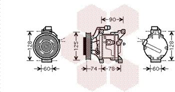 Van Wezel 5300K445 - Compresseur, climatisation cwaw.fr