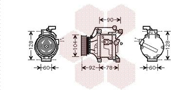 Van Wezel 5300K446 - Compresseur, climatisation cwaw.fr