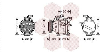 Van Wezel 5300K447 - Compresseur, climatisation cwaw.fr