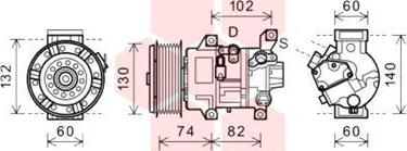 Van Wezel 5300K607 - Compresseur, climatisation cwaw.fr