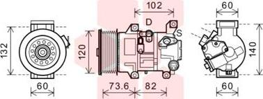 Van Wezel 5300K610 - Compresseur, climatisation cwaw.fr