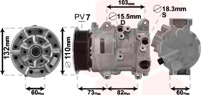 Van Wezel 5300K685 - Compresseur, climatisation cwaw.fr