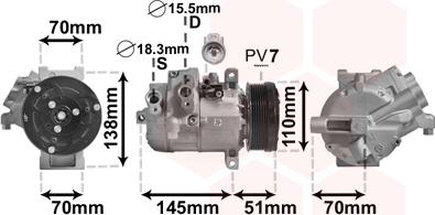 Van Wezel 5200K140 - Compresseur, climatisation cwaw.fr