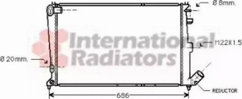 Van Wezel 09002064 - Radiateur, refroidissement du moteur cwaw.fr