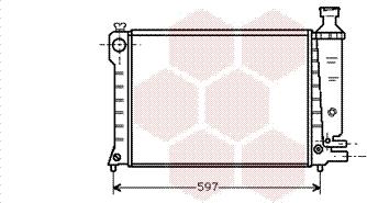 Van Wezel 09002036 - Radiateur, refroidissement du moteur cwaw.fr