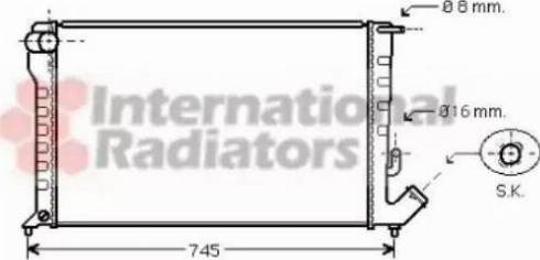 Ava Quality Cooling CN 2153 - Radiateur, refroidissement du moteur cwaw.fr