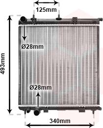 Van Wezel 09002187 - Radiateur, refroidissement du moteur cwaw.fr