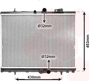 Van Wezel 09002312 - Radiateur, refroidissement du moteur cwaw.fr