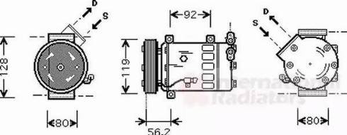 Van Wezel 0900K032 - Compresseur, climatisation cwaw.fr