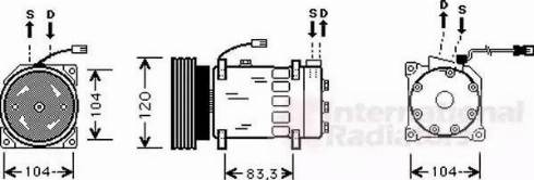 Van Wezel 0900K179 - Compresseur, climatisation cwaw.fr