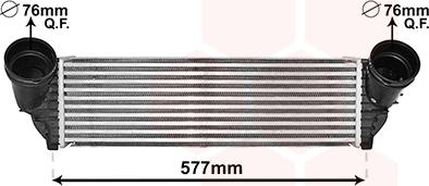 Van Wezel 06004543 - Intercooler, échangeur cwaw.fr