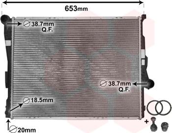 Van Wezel 06002278 - Radiateur, refroidissement du moteur cwaw.fr