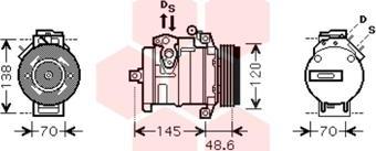 Van Wezel 0600K345 - Compresseur, climatisation cwaw.fr