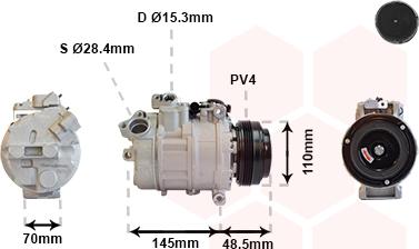 Van Wezel 0600K309 - Compresseur, climatisation cwaw.fr