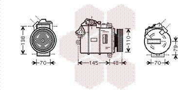 Van Wezel 0600K317 - Compresseur, climatisation cwaw.fr