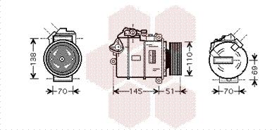 Van Wezel 0600K384 - Compresseur, climatisation cwaw.fr