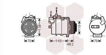 Van Wezel 0600K386 - Compresseur, climatisation cwaw.fr