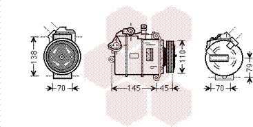 Van Wezel 0600K383 - Compresseur, climatisation cwaw.fr