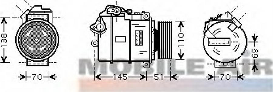 Van Wezel 0600K320 - Compresseur, climatisation cwaw.fr