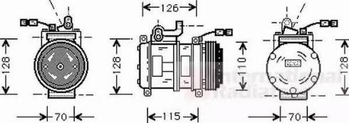 Van Wezel 0600K231 - Compresseur, climatisation cwaw.fr