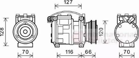 Van Wezel 0600K232 - Compresseur, climatisation cwaw.fr