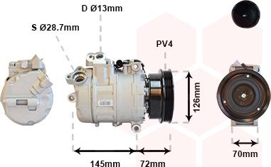 Van Wezel 0600K226 - Compresseur, climatisation cwaw.fr